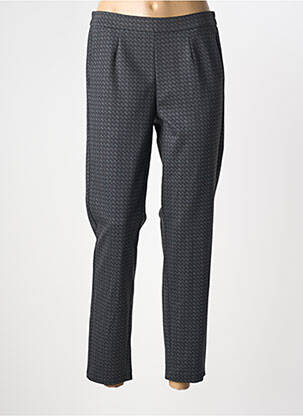 Pantalon droit stretch taille normale gris FRANK WALDER femme