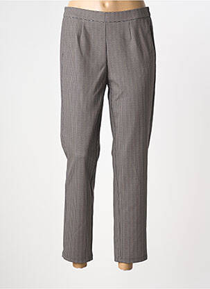 Pantalon 7/8 stretch taille normale noir FRANK WALDER femme