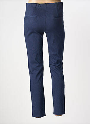 Pantalon slim taille élastique taille normale bleu BARBARA LEBEK femme