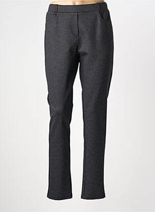 Pantalon slim taille élastique taille normale noir GUY DUBOUIS femme