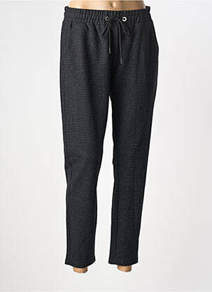 Pantalon droit stretch taille normale noir TINTA femme