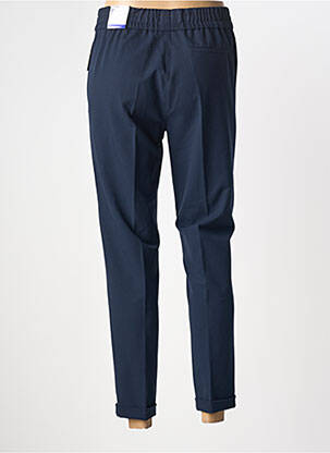 Pantalon 7/8 stretch taille normale bleu FRANK WALDER femme