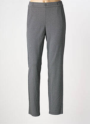 Pantalon droit stretch taille normale noir FRANK WALDER femme