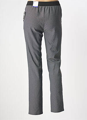Pantalon droit stretch taille normale noir FRANK WALDER femme