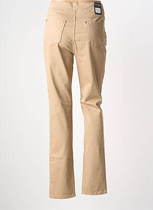 Pantalon slim taille élastique taille normale beige ANNA MONTANA femme