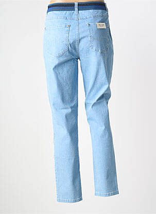 Jeans coupe slim stretch taille normale bleu ANNA MONTANA femme