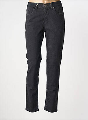 Pantalon slim taille élastique taille normale noir ANNA MONTANA femme