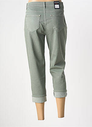 Pantacourt stretch taille normale vert ANNA MONTANA femme