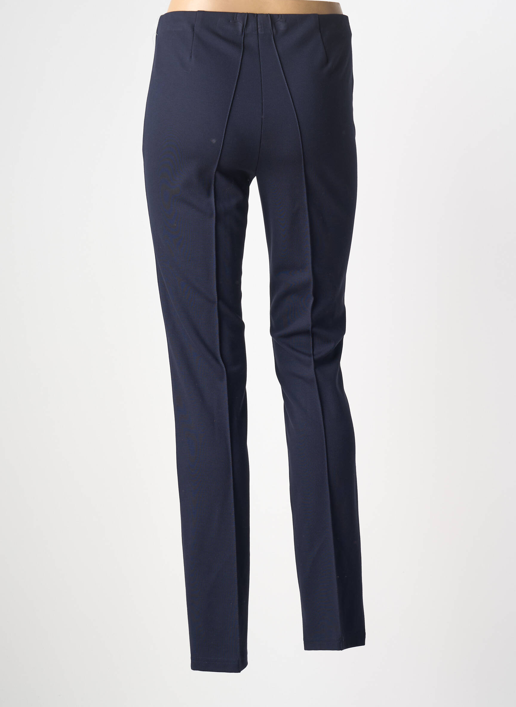 Pantalon slim taille élastique taille normale bleu BARBARA LEBEK femme