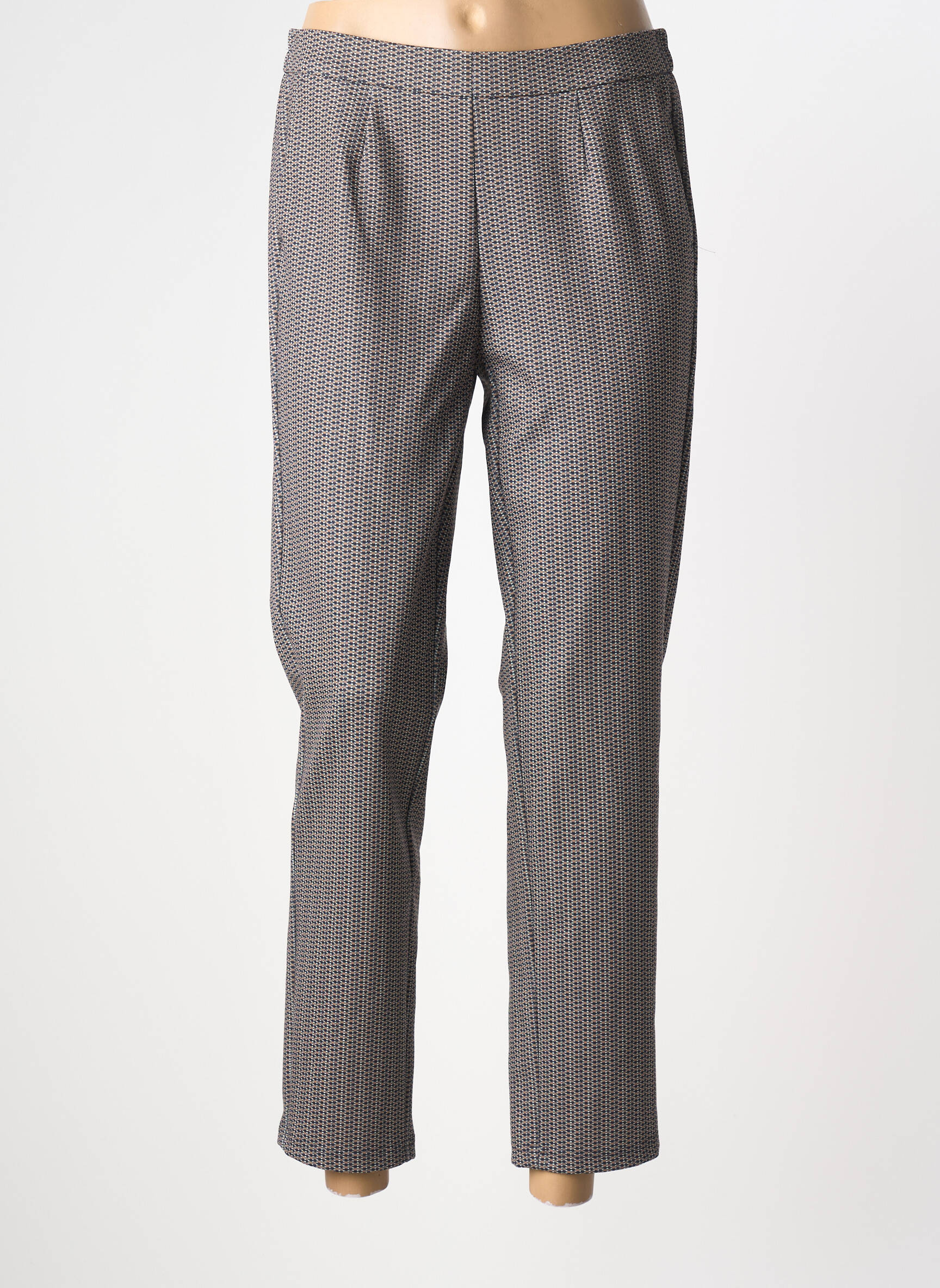 Pantalon 7/8 stretch taille normale noir FRANK WALDER femme