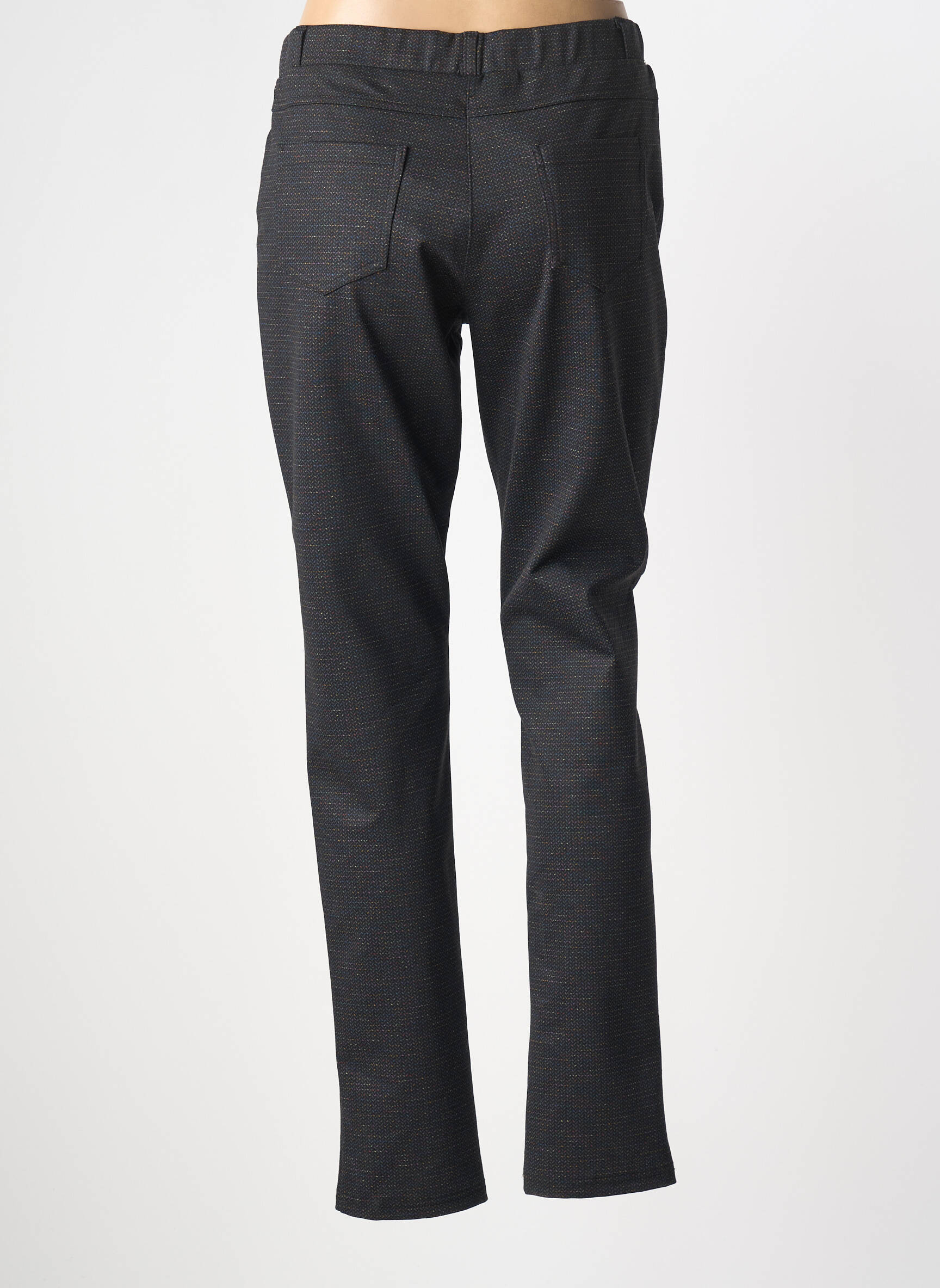 Pantalon slim taille élastique taille normale noir GUY DUBOUIS femme