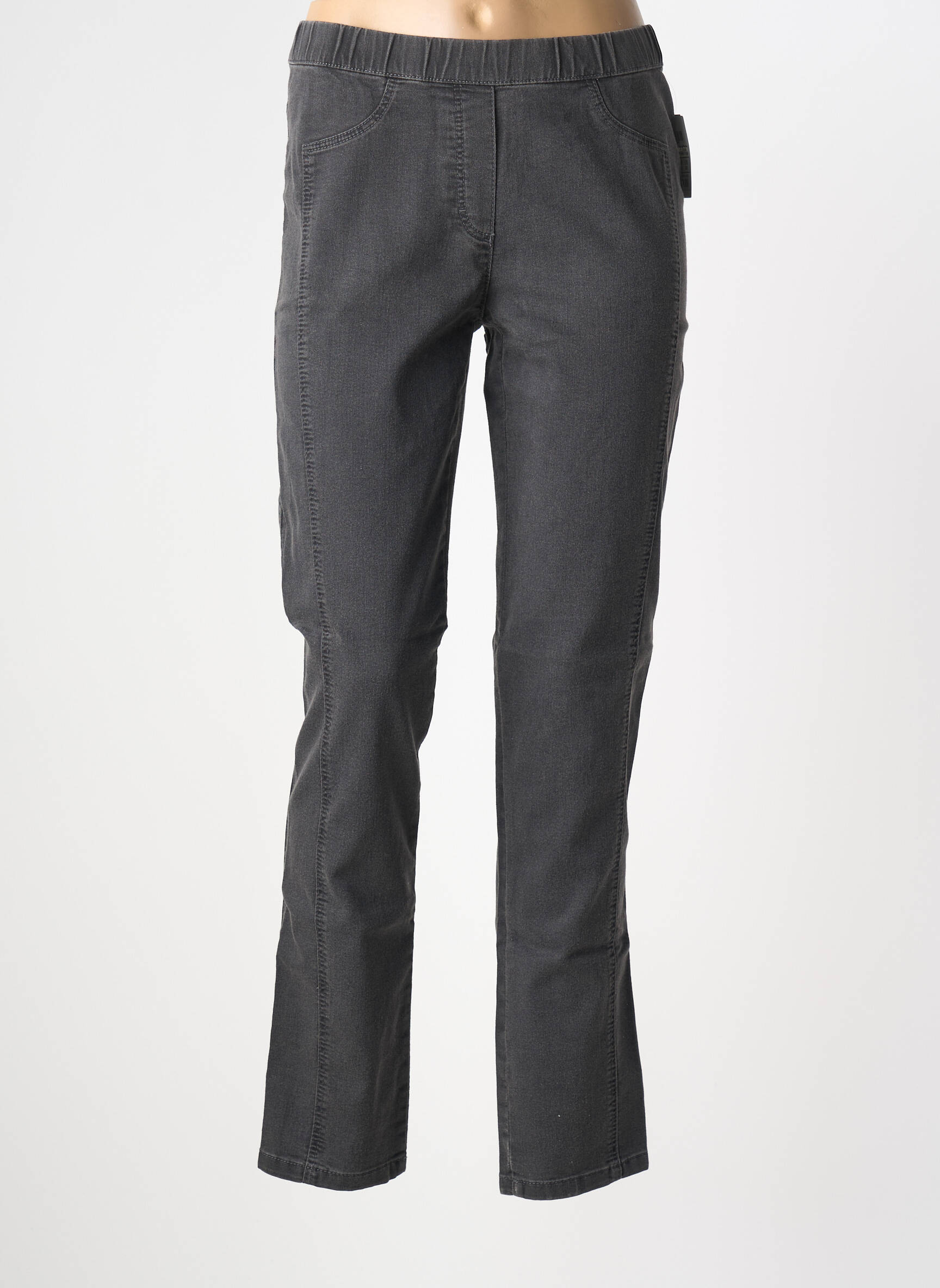 Jegging tissage denim taille normale gris FRANK WALDER femme