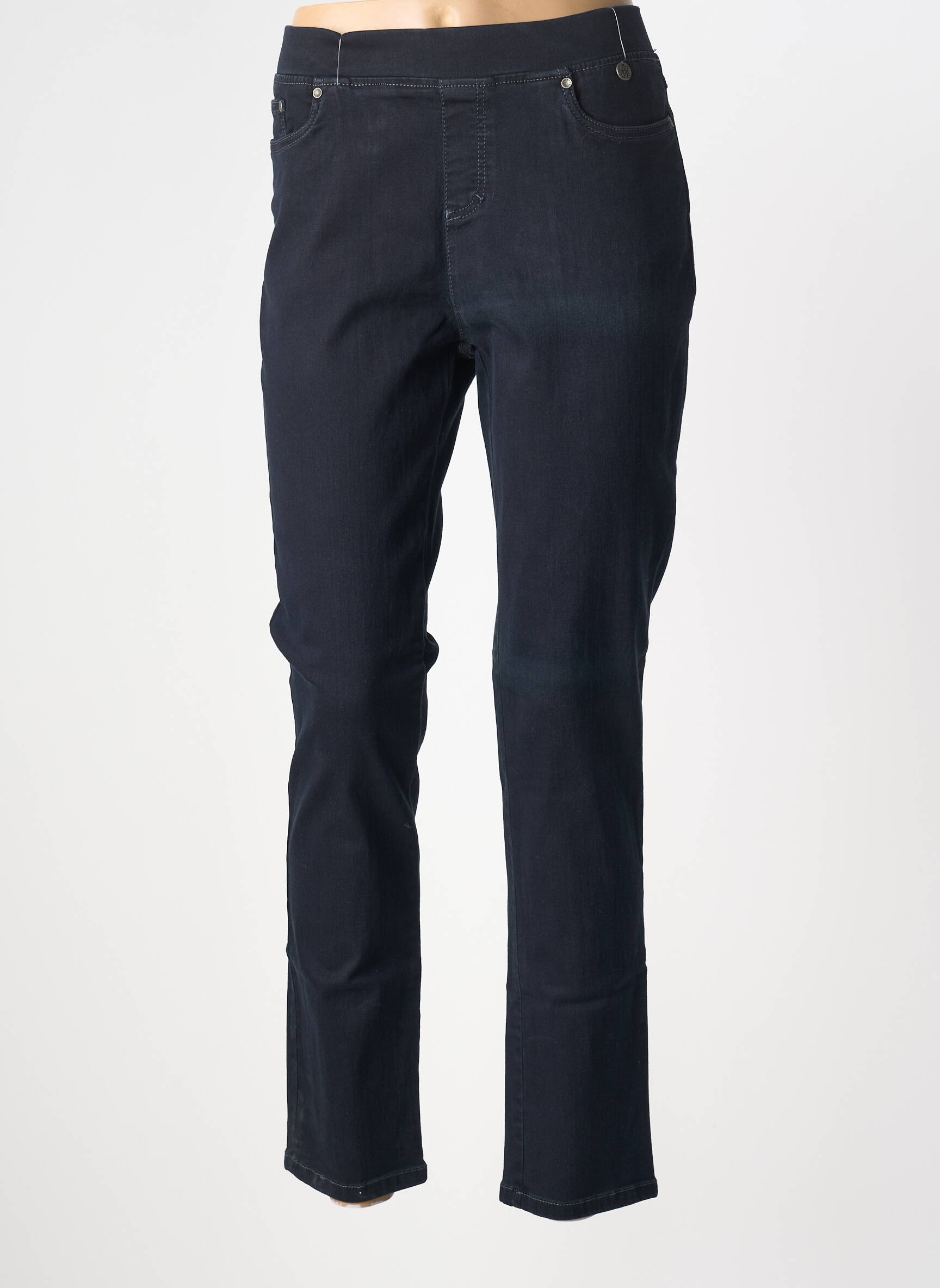 Jegging tissage denim taille normale noir ANNA MONTANA femme