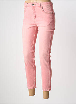 Pantalon 7/8 stretch taille normale rose ANANKE femme