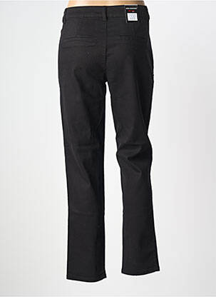 Pantalon droit stretch taille normale noir ANNA MONTANA femme