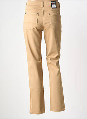 Pantalon droit stretch taille normale marron ANNA MONTANA femme