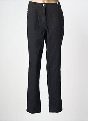 Jeans coupe droite stretch taille normale noir TONI femme