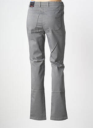 Pantalon droit stretch taille normale gris TONI femme