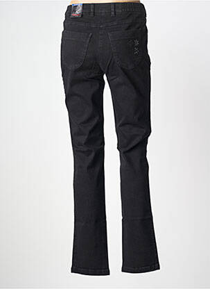 Jeans coupe droite stretch taille normale noir TONI femme