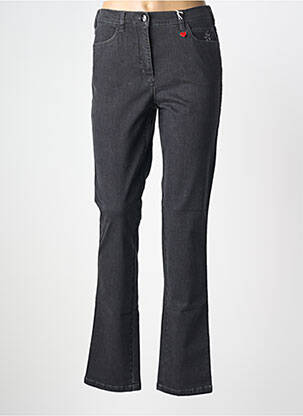 Jeans coupe droite stretch taille normale gris TONI femme