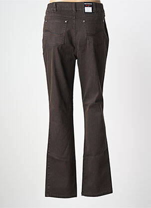 Jeans coupe droite stretch taille normale marron ANNA MONTANA femme