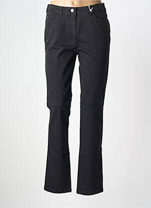 Jeans coupe droite stretch taille normale noir TONI femme