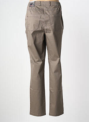 Pantalon droit stretch taille normale marron TONI femme