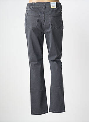 Jeans coupe droite stretch taille basse gris ANNA MONTANA femme