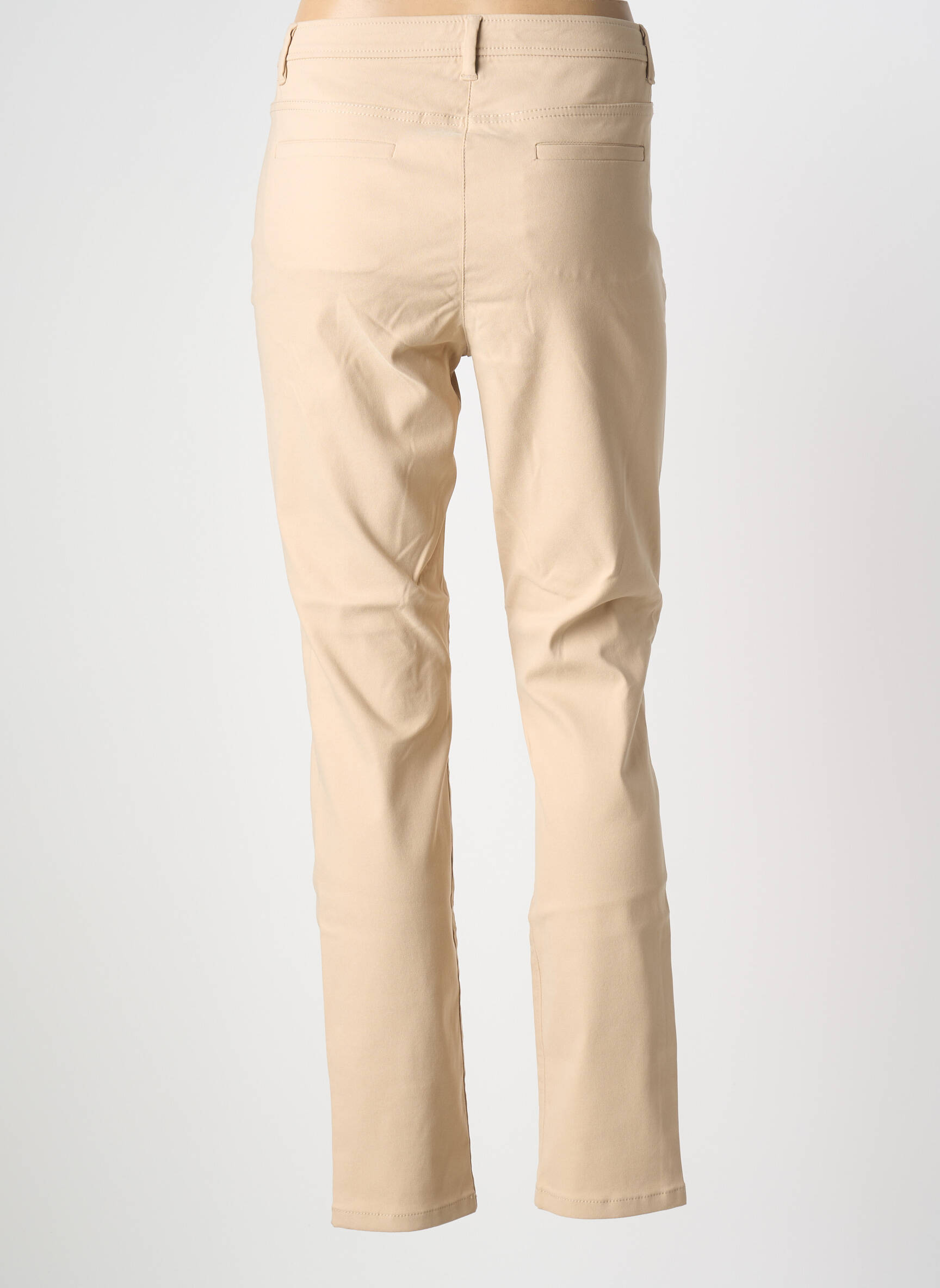 Pantalon droit stretch taille normale beige BETTY BARCLAY femme