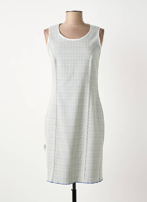 Robe mi-longue bleu GUY DUBOUIS femme