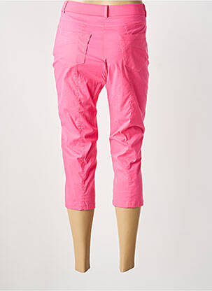 Pantacourt coupe droite taille normale rose GUY DUBOUIS femme