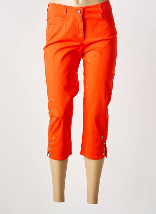 Pantacourt orange GUY DUBOUIS femme