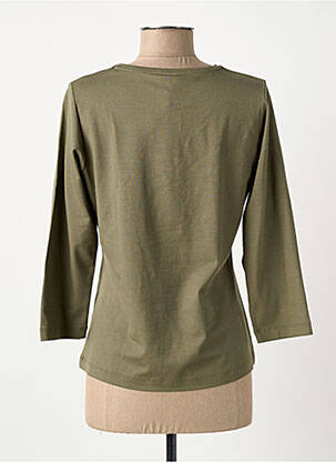 T-shirt manches 3/4 manches 3/4 vert RABE femme