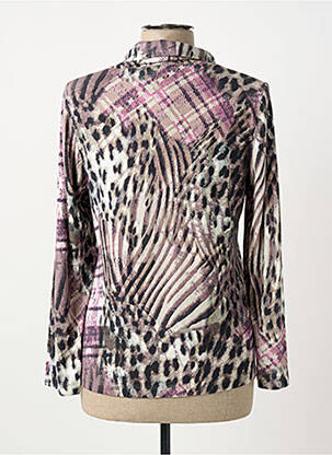 T-shirt manches longues manches longues violet BARBARA LEBEK femme