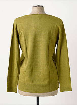 Pull coupe cintrée manches longues vert BARBARA LEBEK femme