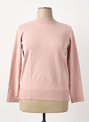 Pull coupe droite manches longues rose BARBARA LEBEK femme