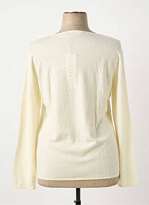 Pull coupe cintrée manches longues beige ANANKE femme