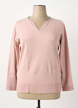 Pull coupe droite manches longues rose BARBARA LEBEK femme