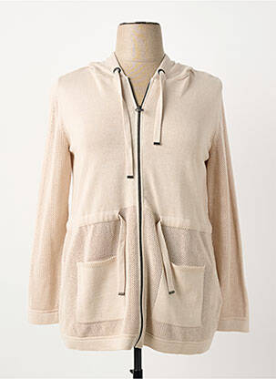 Veste casual coupe cintrée beige BARBARA LEBEK femme