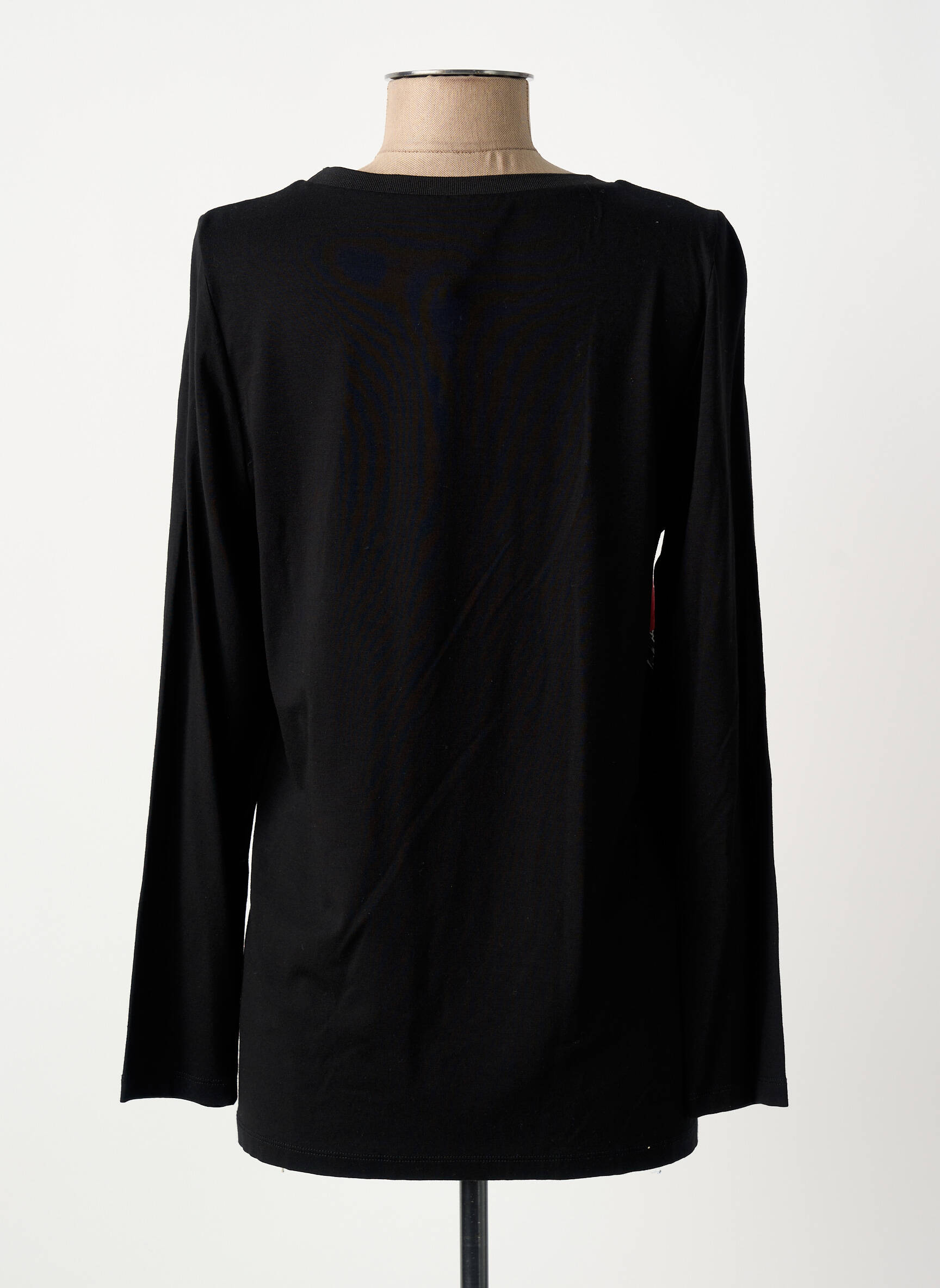 T-shirt manches longues manches longues noir GUY DUBOUIS femme