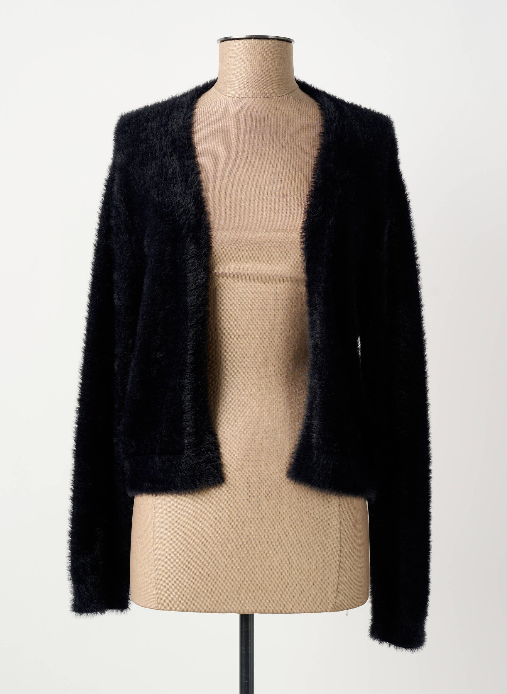 Gilet manches longues coupe cintrée noir BARBARA LEBEK femme
