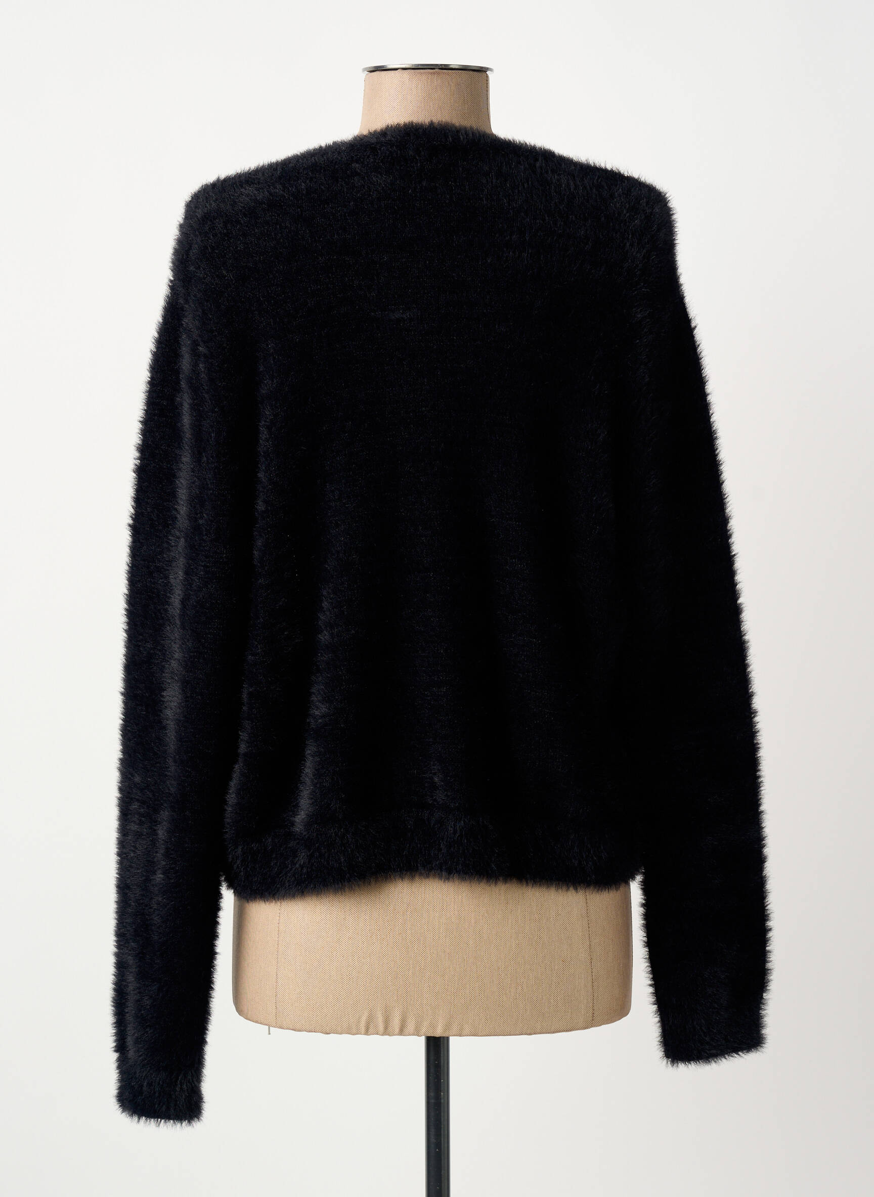 Gilet manches longues coupe cintrée noir BARBARA LEBEK femme