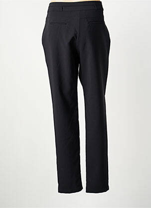Pantalon droit fermeture zippée sous rabat boutonné noir GREGORY PAT femme