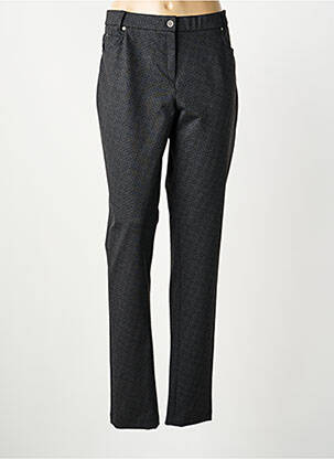 Pantalon slim tissage popeline taille normale gris GUY DUBOUIS femme