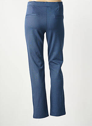 Pantalon droit stretch taille normale bleu BARBARA LEBEK femme