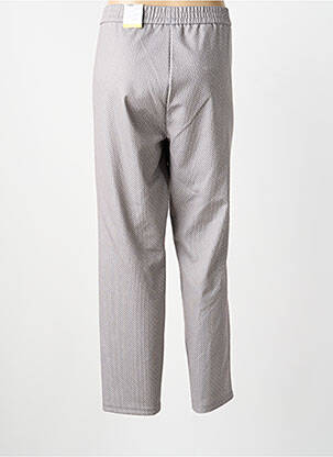 Pantalon droit stretch taille normale gris FRANK WALDER femme