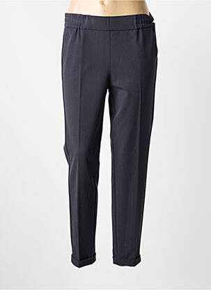 Pantalon slim taille élastique taille normale bleu FRANK WALDER femme