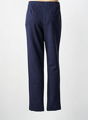 Pantalon droit stretch taille normale bleu GUY DUBOUIS femme