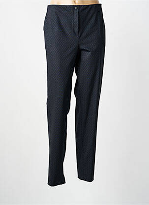 Pantalon droit stretch taille normale bleu GUY DUBOUIS femme