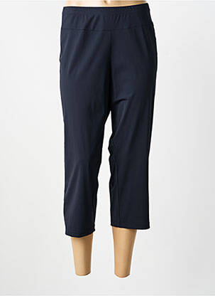 Pantacourt stretch taille normale bleu GUY DUBOUIS femme